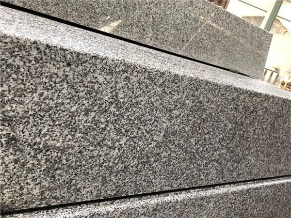 light grey granite pavers