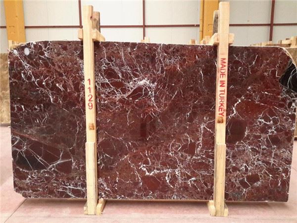 rosso levanto marble slab for floor