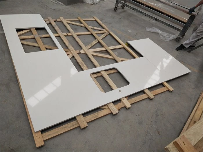 Bianco Carrara kvarts bänkskiva