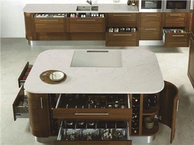 Bianco Calacatta kvarts bänkskiva