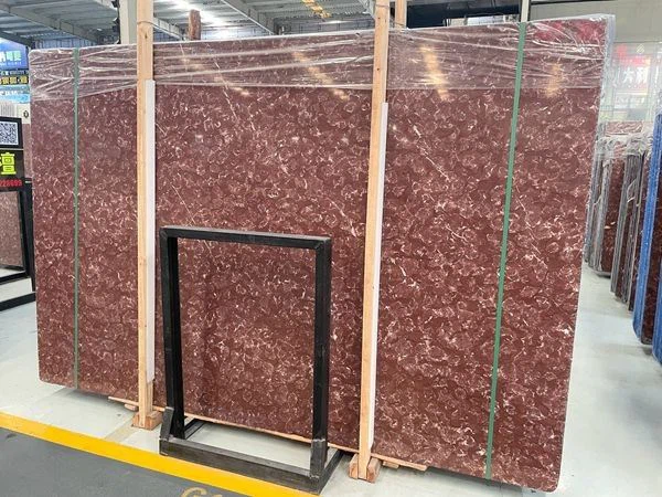 Coral Red marble flooring