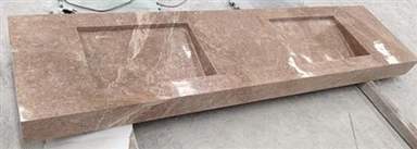 Vanity Top i massiv marmor
