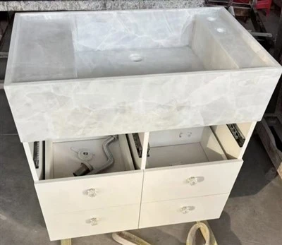 White Onyx Sinks